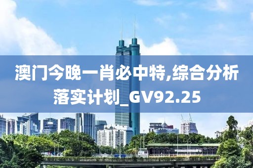 澳门今晚一肖必中特,综合分析落实计划_GV92.25