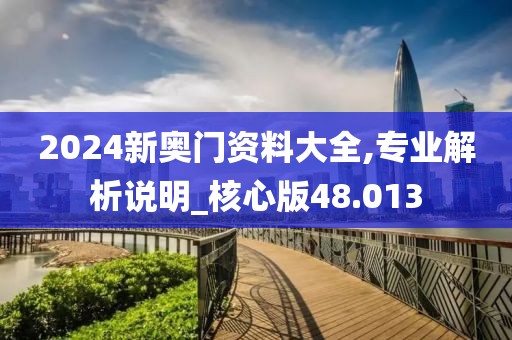 2024新奥门资料大全,专业解析说明_核心版48.013