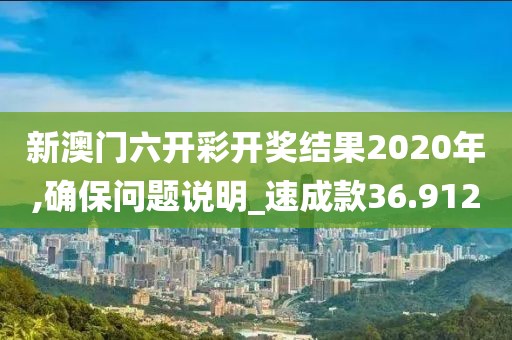 新澳门六开彩开奖结果2020年,确保问题说明_速成款36.912