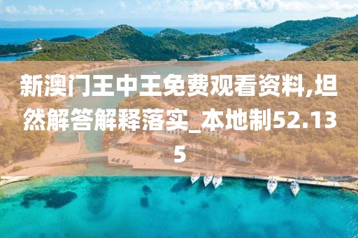 新澳门王中王免费观看资料,坦然解答解释落实_本地制52.135