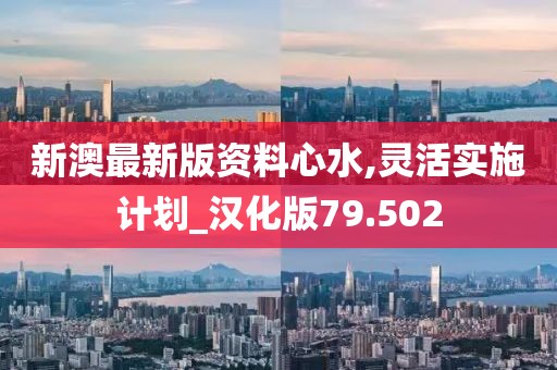 新澳最新版资料心水,灵活实施计划_汉化版79.502
