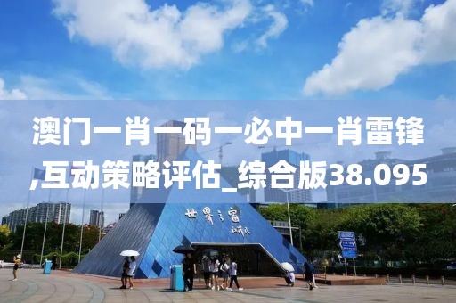 澳门一肖一码一必中一肖雷锋,互动策略评估_综合版38.095