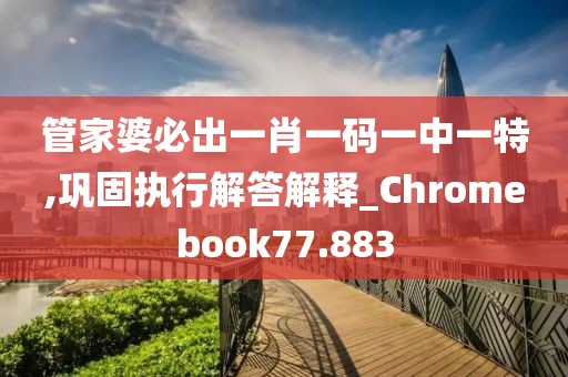 管家婆必出一肖一码一中一特,巩固执行解答解释_Chromebook77.883