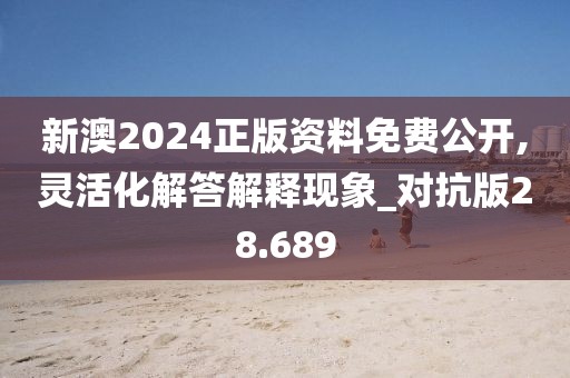 新澳2024正版资料免费公开,灵活化解答解释现象_对抗版28.689