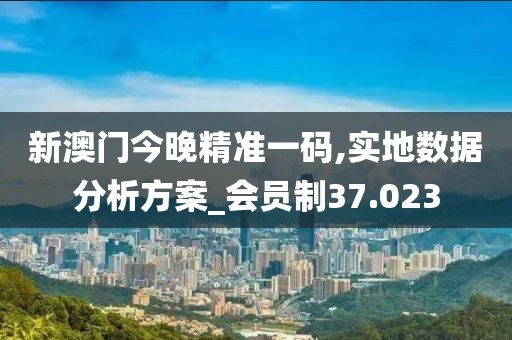 新澳门今晚精准一码,实地数据分析方案_会员制37.023