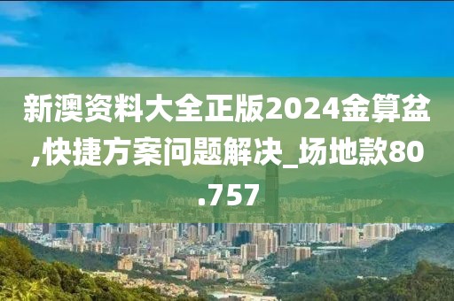 新澳资料大全正版2024金算盆,快捷方案问题解决_场地款80.757