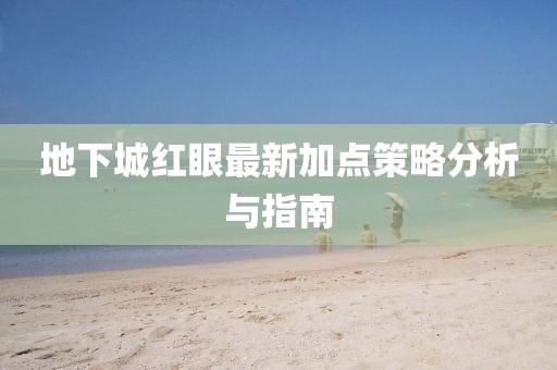 地下城红眼最新加点策略分析与指南