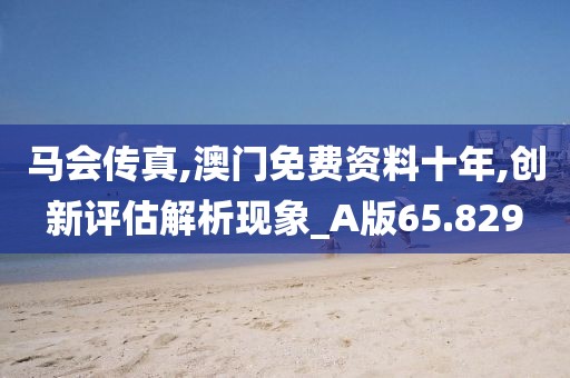 马会传真,澳门免费资料十年,创新评估解析现象_A版65.829