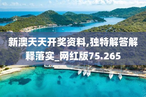 新澳天天开奖资料,独特解答解释落实_网红版75.265