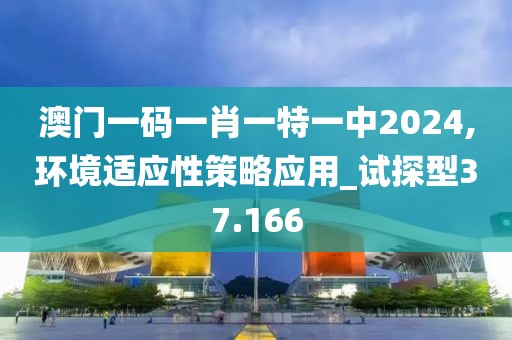 澳门一码一肖一特一中2024,环境适应性策略应用_试探型37.166