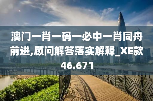 澳门一肖一码一必中一肖同舟前进,顾问解答落实解释_XE款46.671
