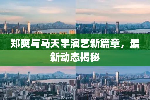 郑爽与马天宇演艺新篇章，最新动态揭秘