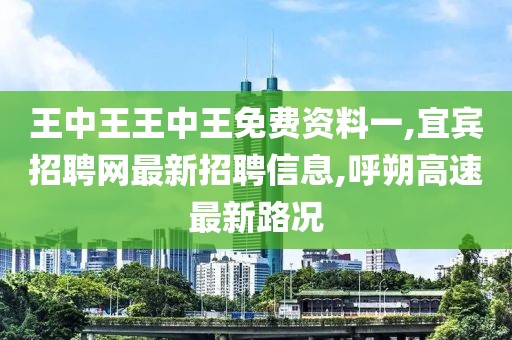 王中王王中王免费资料一,宜宾招聘网最新招聘信息,呼朔高速最新路况