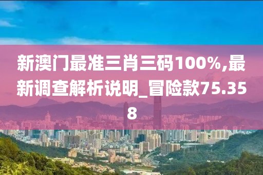 新澳门最准三肖三码100%,最新调查解析说明_冒险款75.358