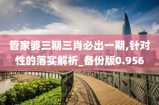 管家婆三期三肖必出一期,针对性的落实解析_备份版0.956