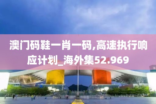 澳门码鞋一肖一码,高速执行响应计划_海外集52.969
