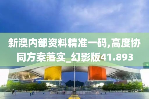 新澳内部资料精准一码,高度协同方案落实_幻影版41.893