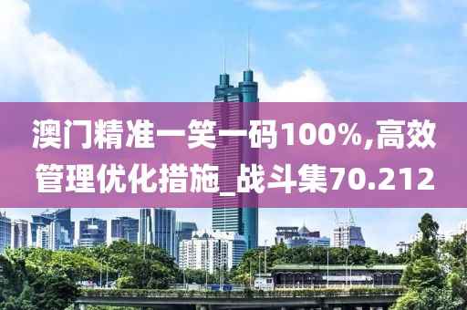 澳门精准一笑一码100%,高效管理优化措施_战斗集70.212