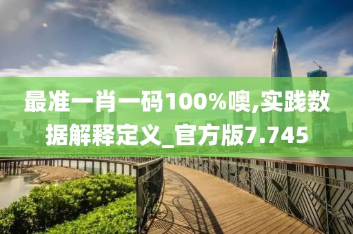 最准一肖一码100%噢,实践数据解释定义_官方版7.745