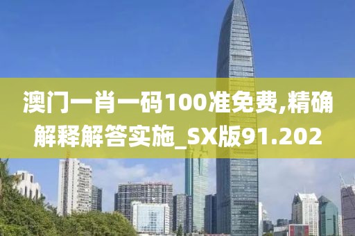 澳门一肖一码100准免费,精确解释解答实施_SX版91.202