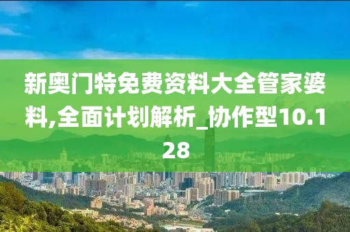 新奥门特免费资料大全管家婆料,全面计划解析_协作型10.128