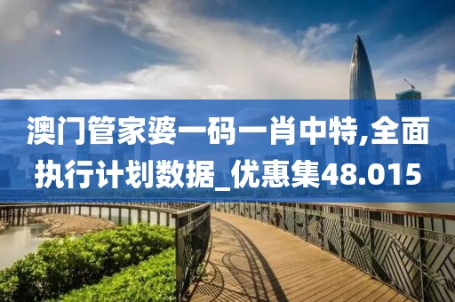 澳门管家婆一码一肖中特,全面执行计划数据_优惠集48.015