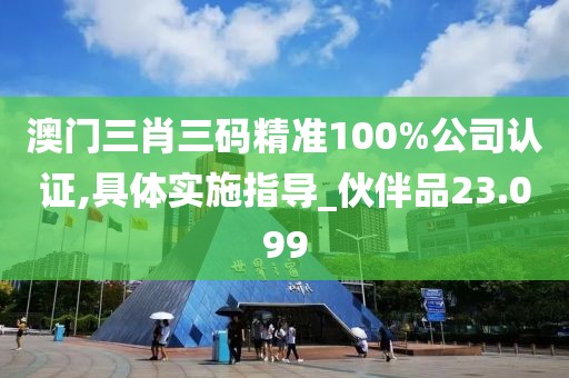 澳门三肖三码精准100%公司认证,具体实施指导_伙伴品23.099