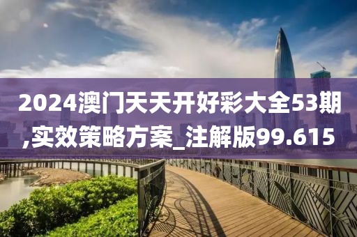 2024澳门天天开好彩大全53期,实效策略方案_注解版99.615