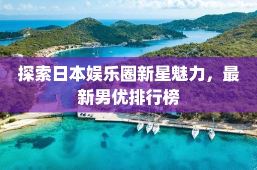 探索日本娱乐圈新星魅力，最新男优排行榜