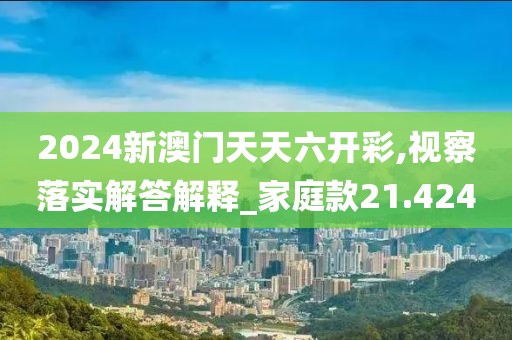 2024新澳门天天六开彩,视察落实解答解释_家庭款21.424