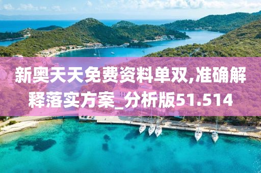 新奥天天免费资料单双,准确解释落实方案_分析版51.514