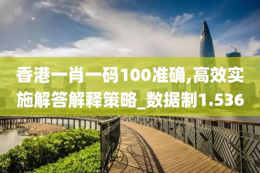 香港一肖一码100准确,高效实施解答解释策略_数据制1.536