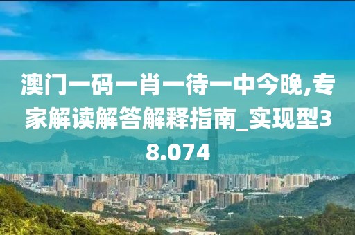 澳门一码一肖一待一中今晚,专家解读解答解释指南_实现型38.074