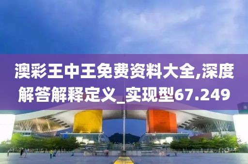 澳彩王中王免费资料大全,深度解答解释定义_实现型67.249