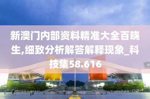 新澳门内部资料精准大全百晓生,细致分析解答解释现象_科技集58.616