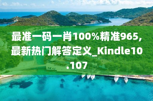 最准一码一肖100%精准965,最新热门解答定义_Kindle10.107