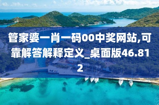 管家婆一肖一码00中奖网站,可靠解答解释定义_桌面版46.812