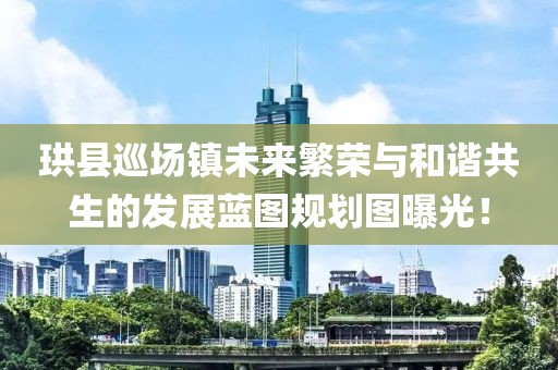 珙县巡场镇未来繁荣与和谐共生的发展蓝图规划图曝光！
