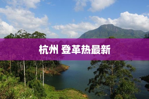 杭州 登革热最新
