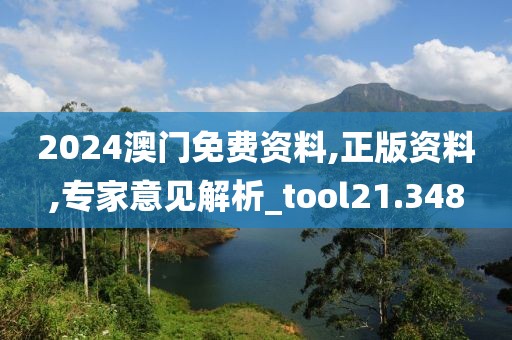 2024澳门免费资料,正版资料,专家意见解析_tool21.348