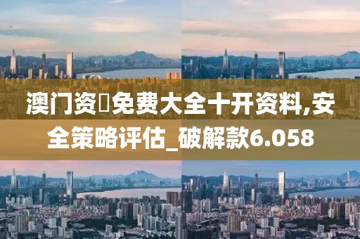 澳门资枓免费大全十开资料,安全策略评估_破解款6.058