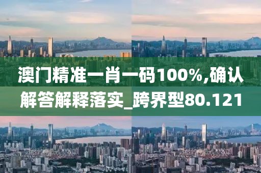 澳门精准一肖一码100%,确认解答解释落实_跨界型80.121