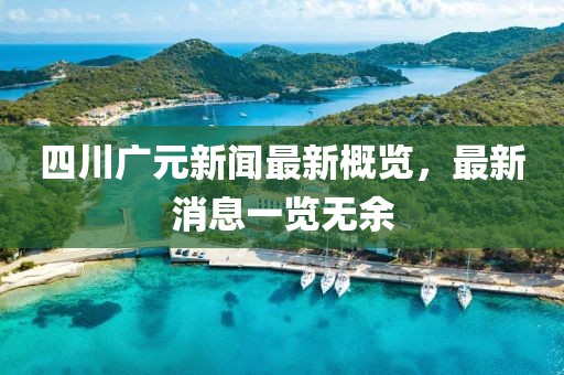 四川广元新闻最新概览，最新消息一览无余