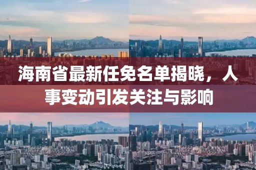 海南省最新任免名单揭晓，人事变动引发关注与影响