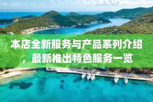 本店全新服务与产品系列介绍，最新推出特色服务一览