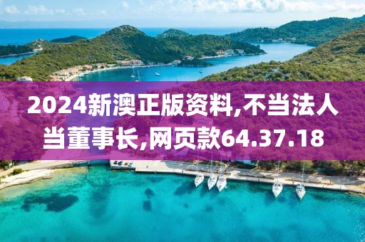 2024新澳正版资料,不当法人当董事长,网页款64.37.18