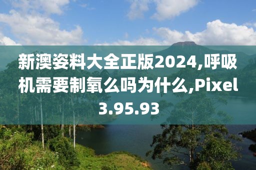 新澳姿料大全正版2024,呼吸机需要制氧么吗为什么,Pixel3.95.93