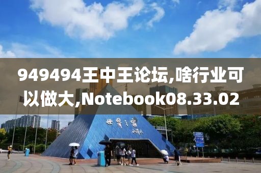 949494王中王论坛,啥行业可以做大,Notebook08.33.02