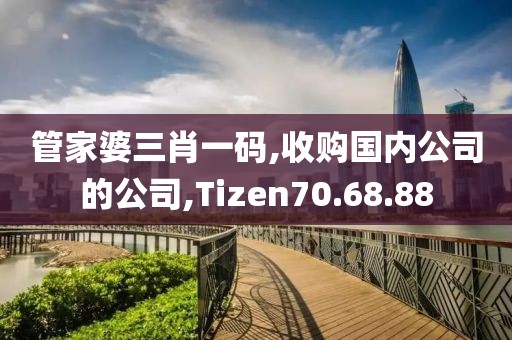 管家婆三肖一码,收购国内公司的公司,Tizen70.68.88