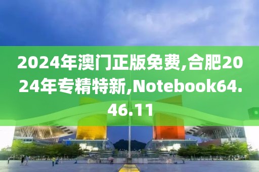 2024年澳门正版免费,合肥2024年专精特新,Notebook64.46.11